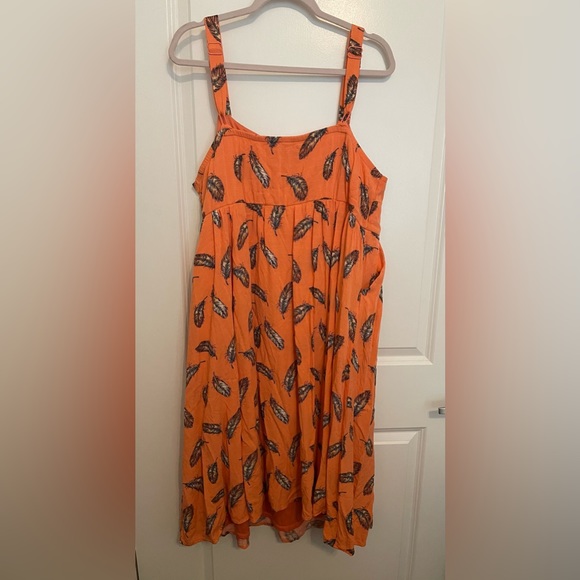 Torrid orange sundress, size 2 (18/20) - Picture 5 of 5